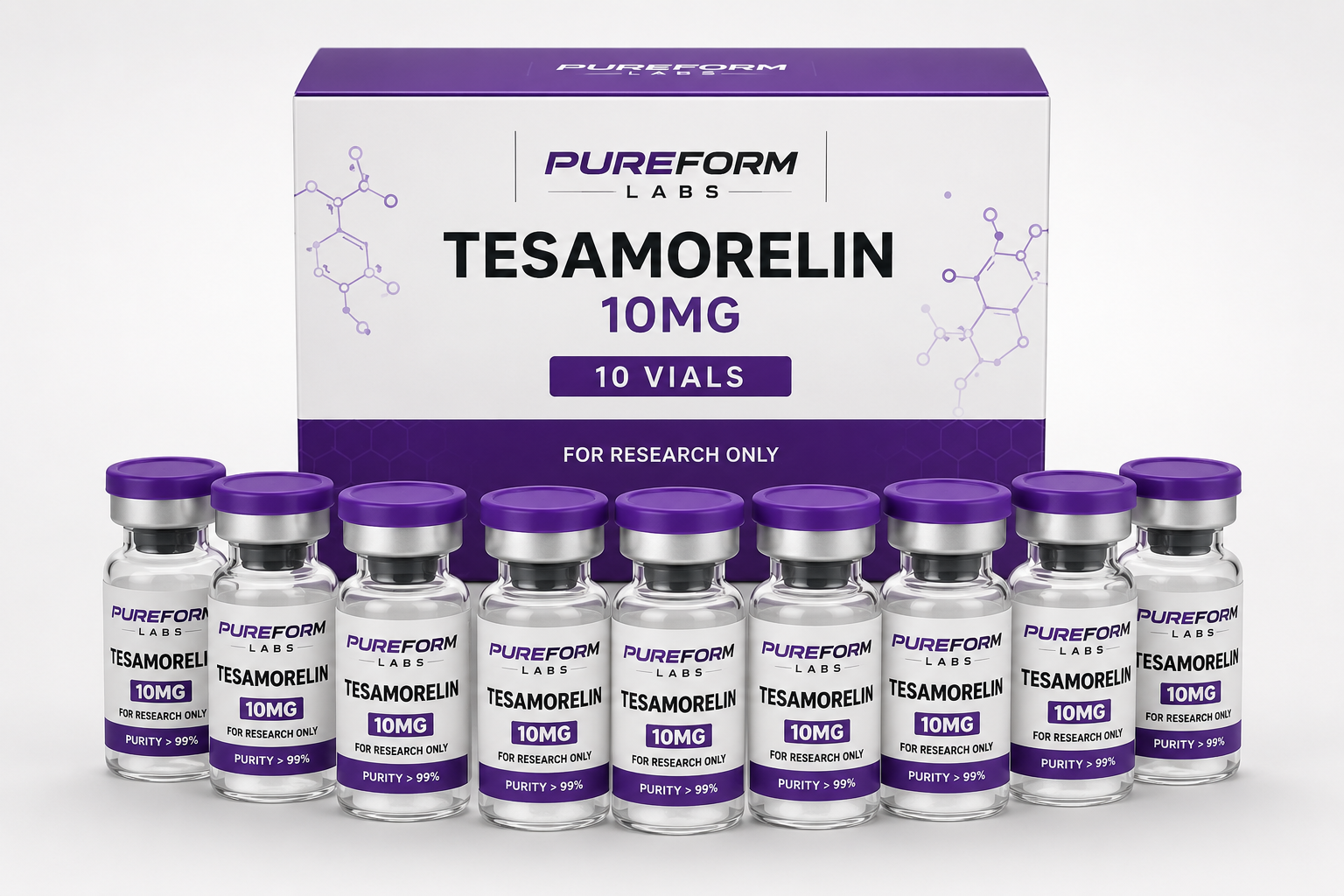 Tesamorelin 10mg – 10 Vials