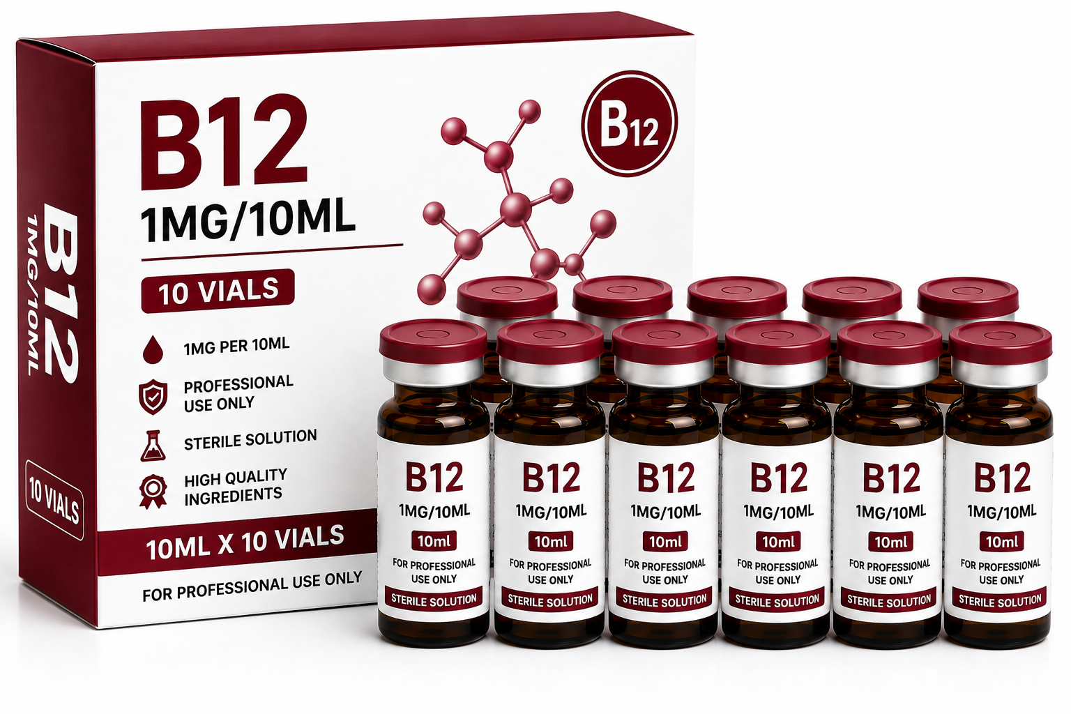 B12 1mg 10ml 10 Vials