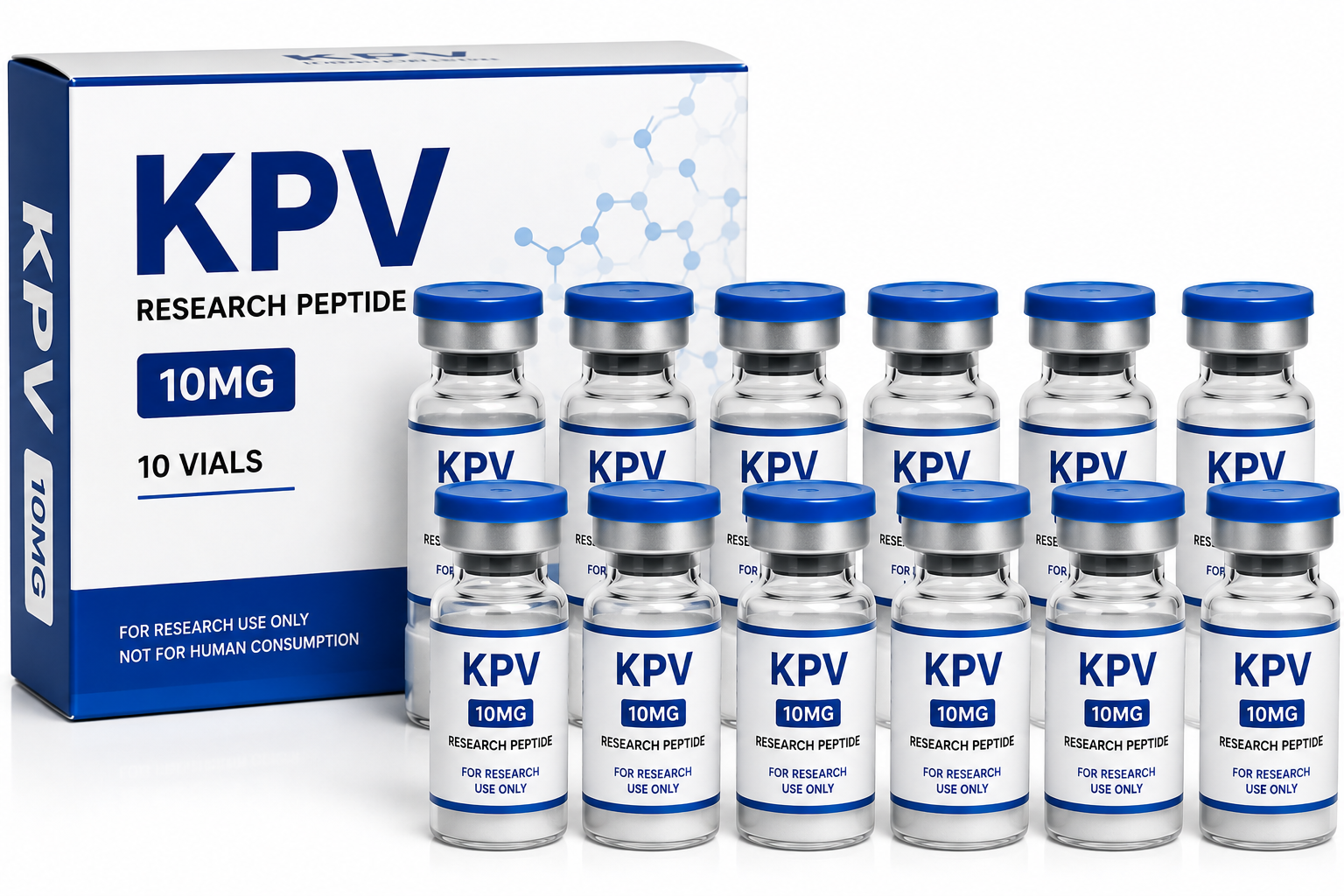 KPV 10mg 10 Vials