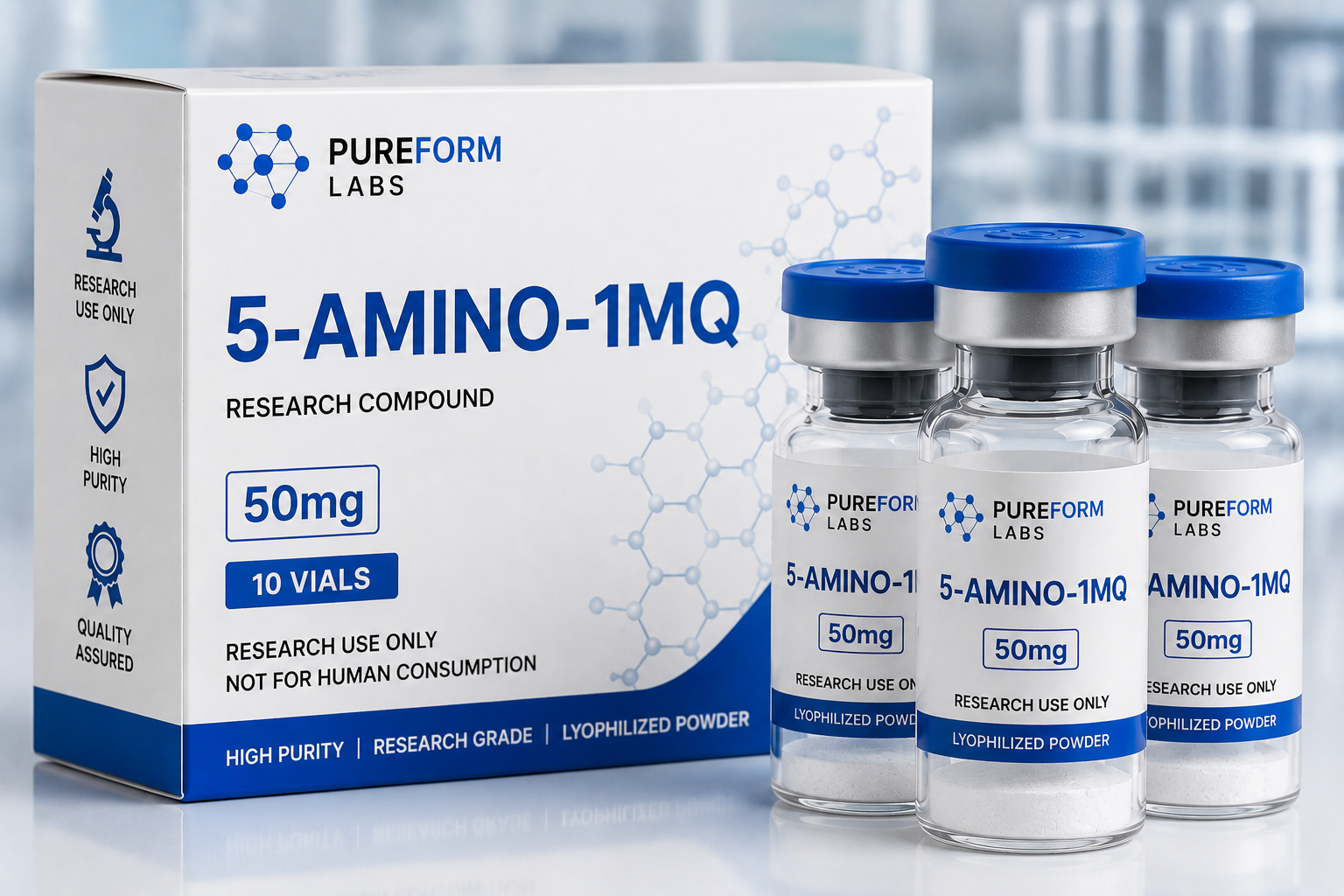 5-Amino-1MQ 50mg (10 Vials)